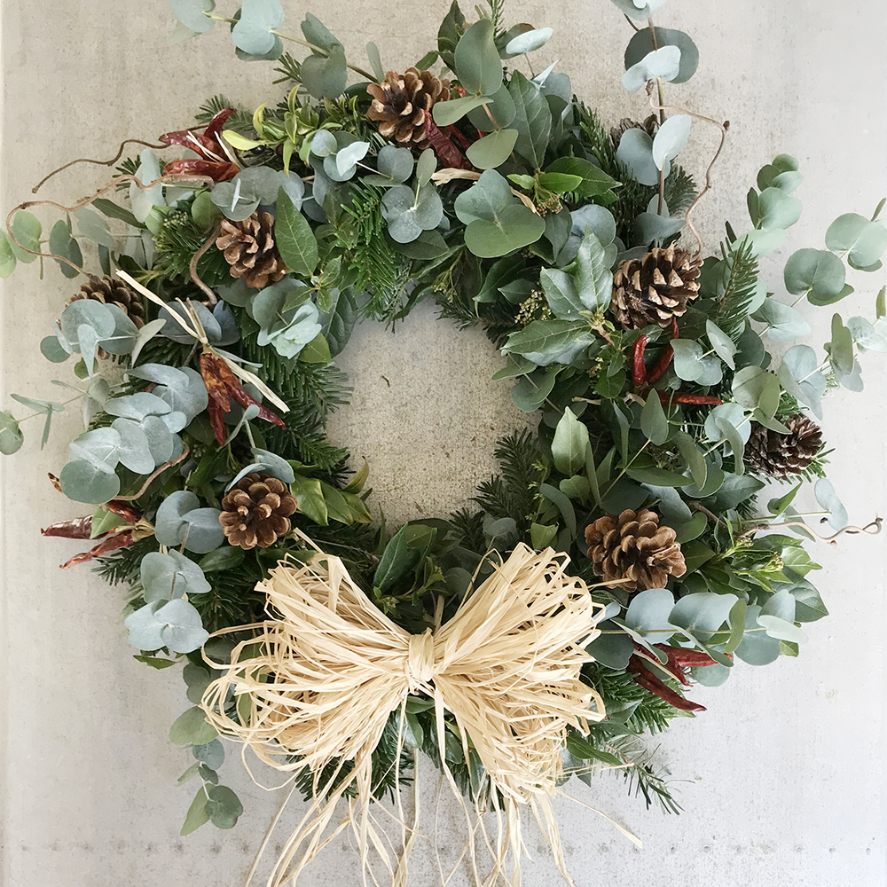 Rustic Christmas Wreath Regency Flowers Leamington