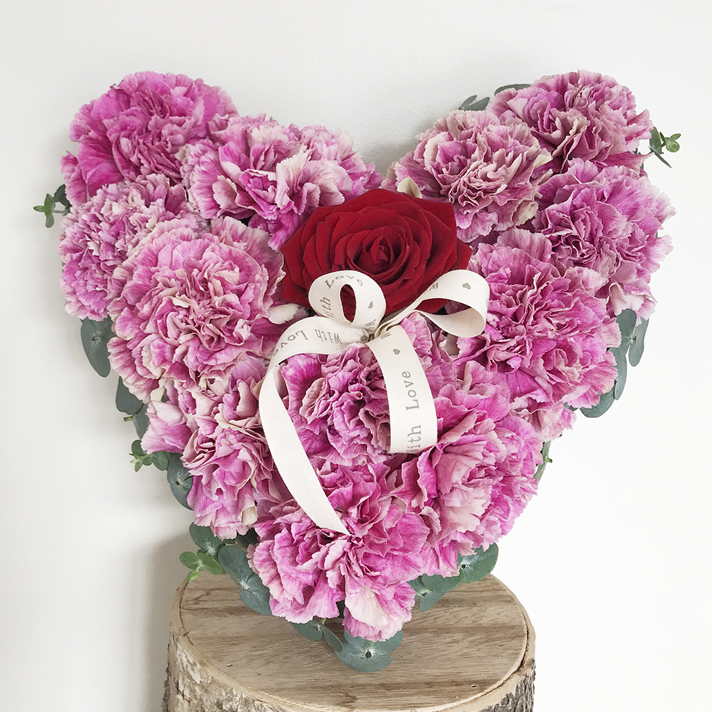 Valentines Carnation Heart