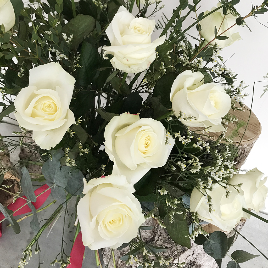 White Rose Bouquet