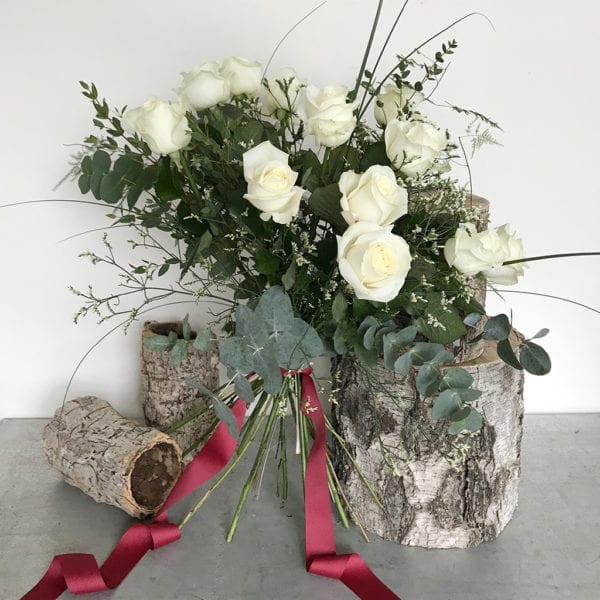 White Rose Bouquet