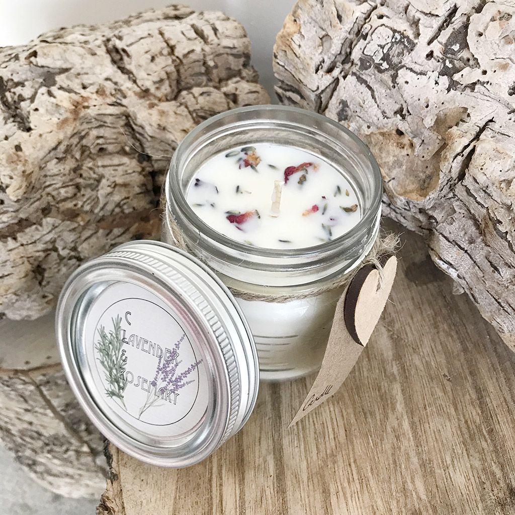 Lavender Candle Jar