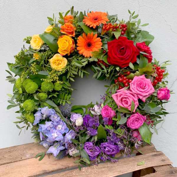 Rainbow Wreath