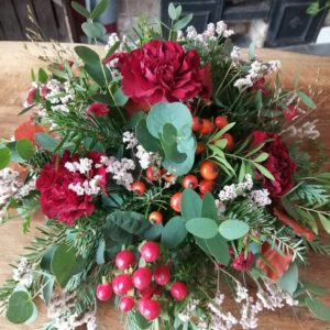 Festive Memorial Tribute Posy