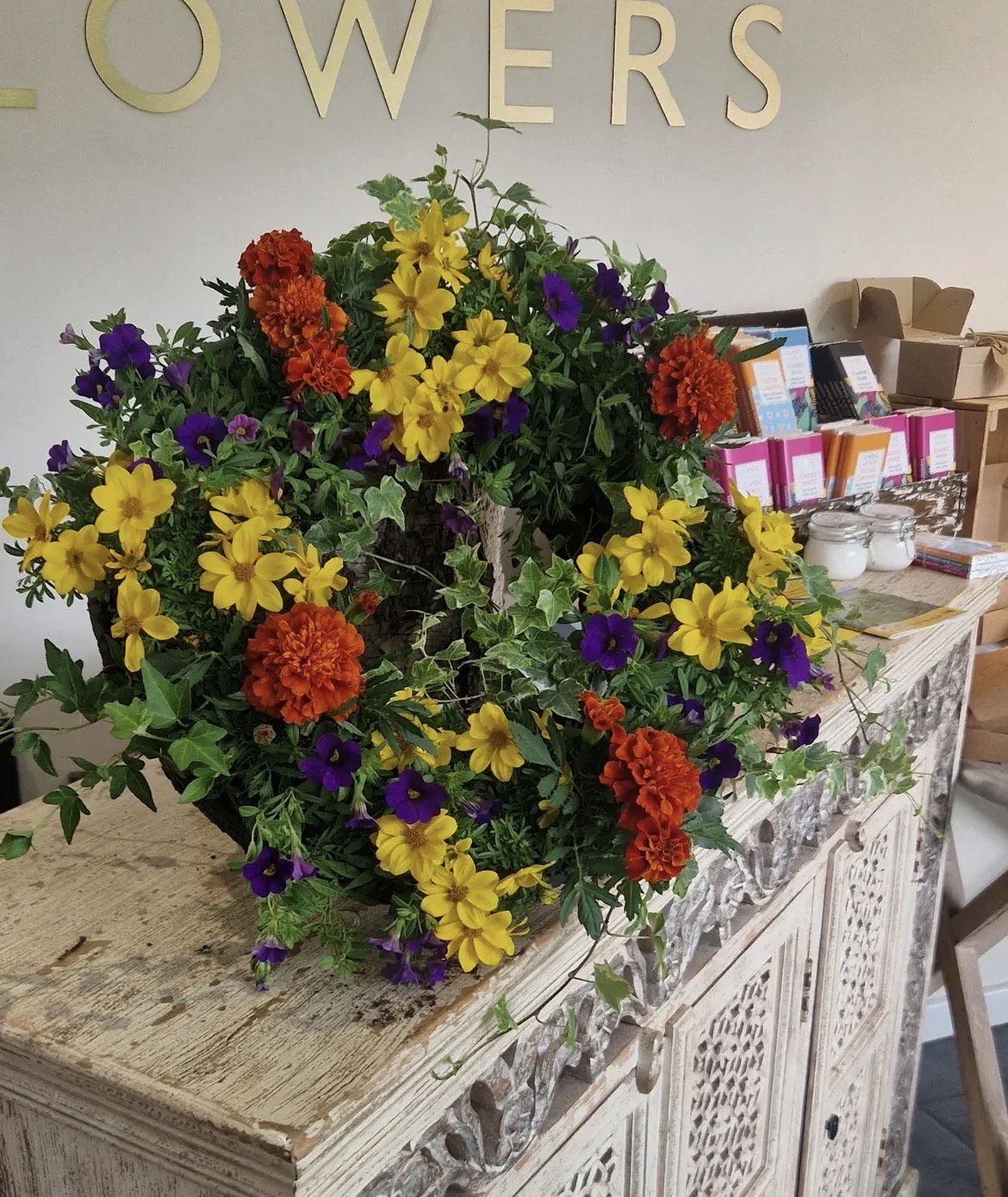 Funeral Planted Eco Wreath